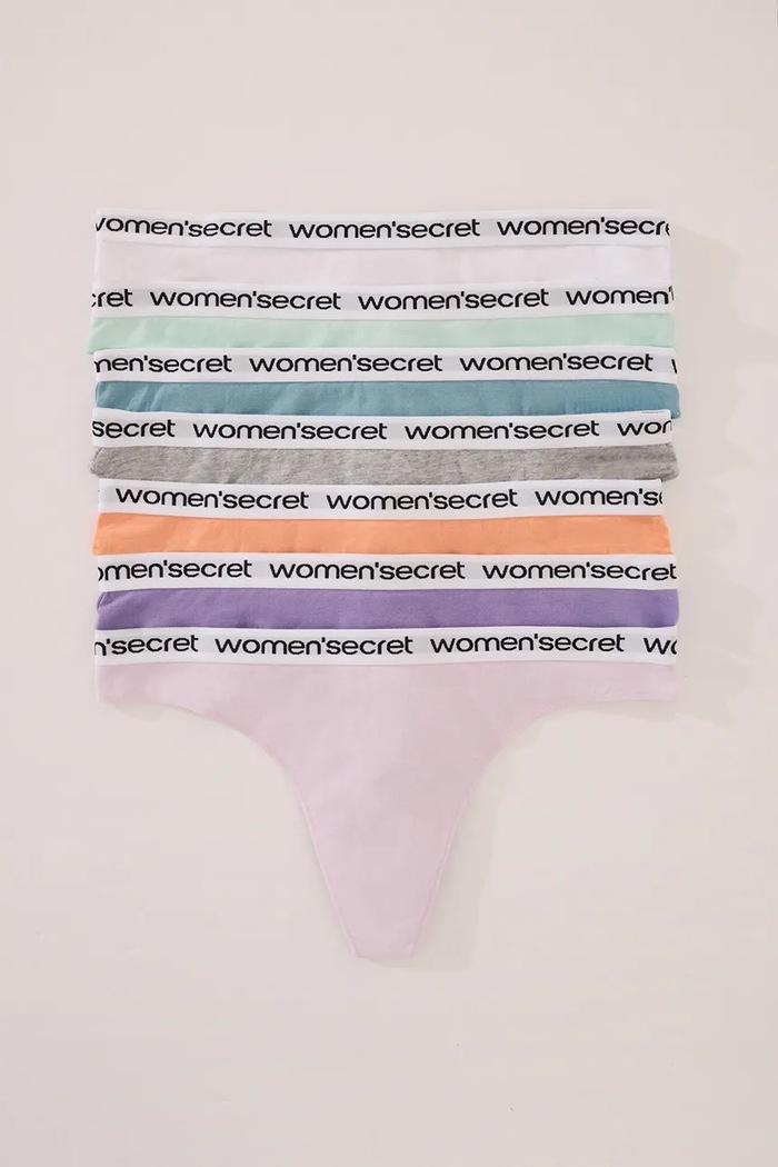 women'secret tanga 7-pack 4932653 violet AW25