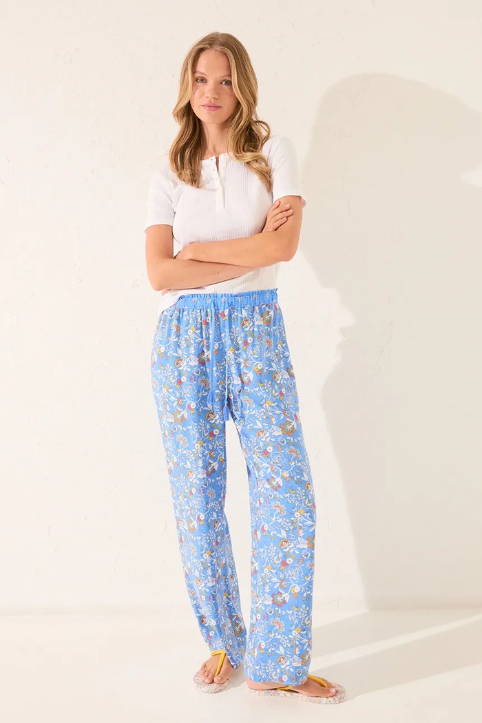 Pyžamové nohavice women'secret 3702230 modrá AW25