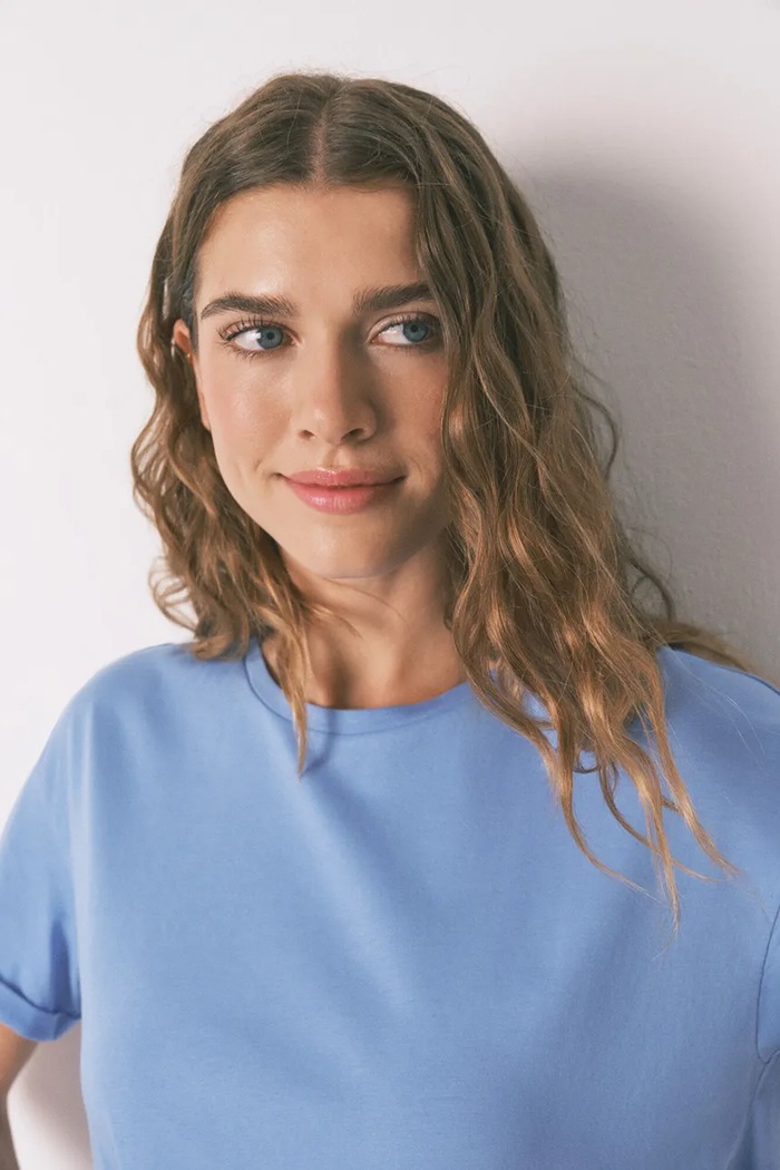 women'secret tricou de pijama 3272259 albastru AW25