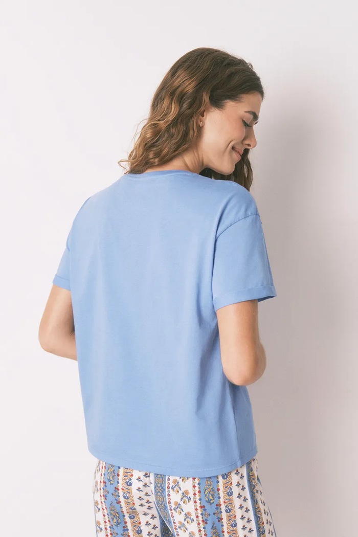 Îmbrăcăminte women'secret tricou de pijama 3272259 albastru