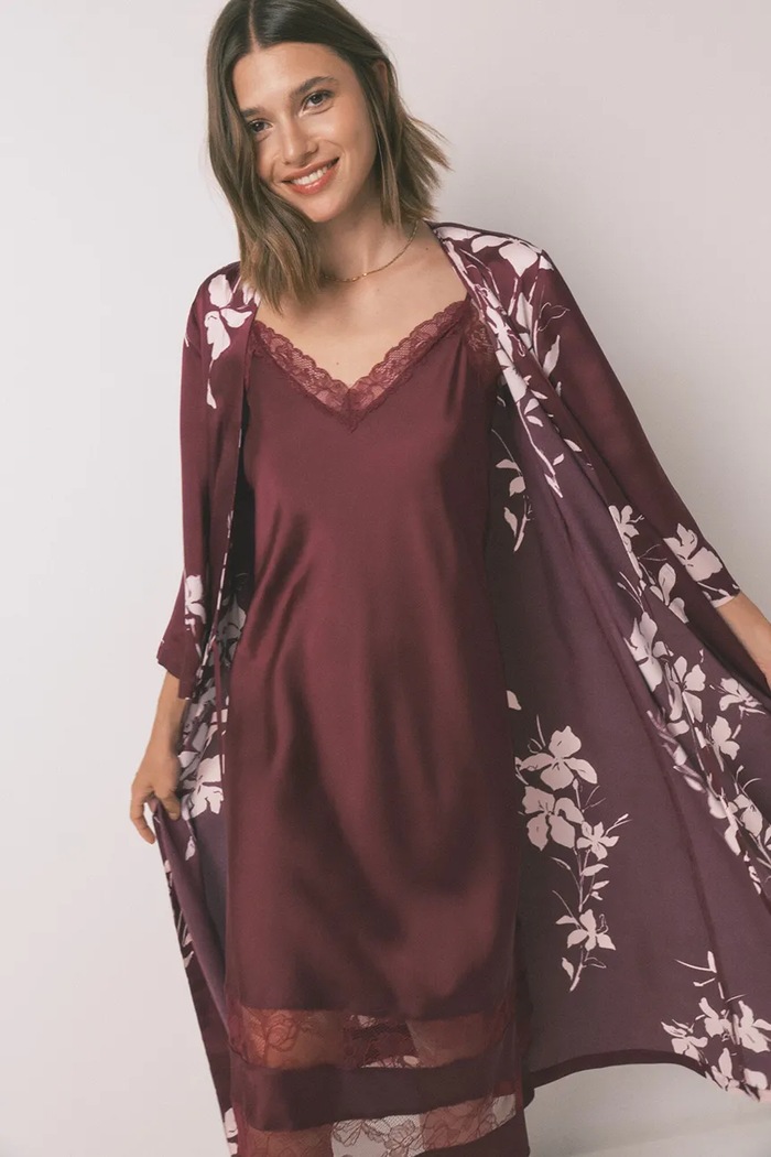 women'secret hálóköpeny 2532436 burgundia