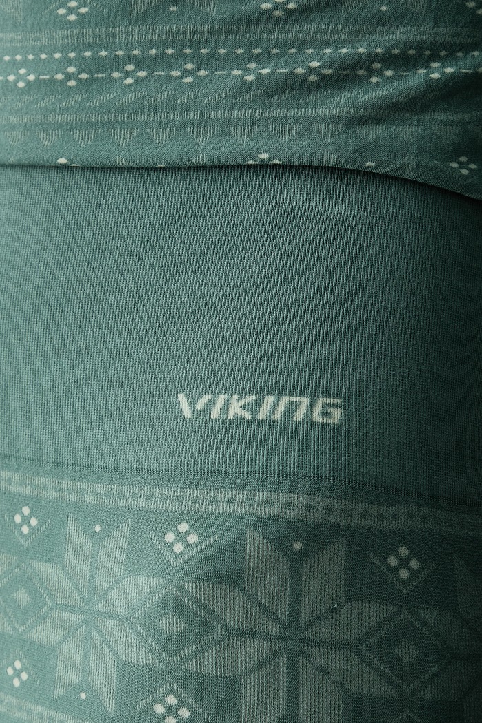 Viking Komplet bielizny termoaktywnej damski z wiskozą Sigrid 500.27.8704 turkusowy AW25
