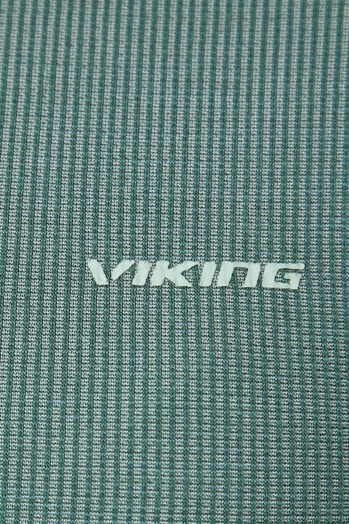 Komplet bielizny termoaktywnej damski z dodatkiem merino Mounti Viking zielony 500.27.8757