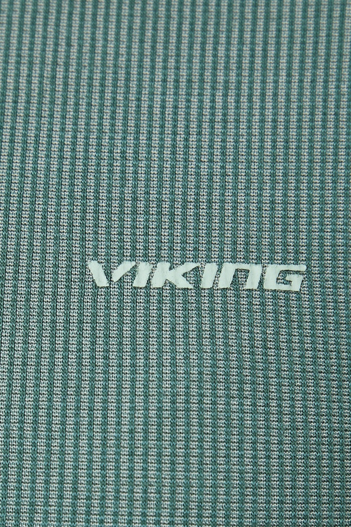 Komplet bielizny termoaktywnej damski z dodatkiem merino Mounti Viking zielony 500.27.8757