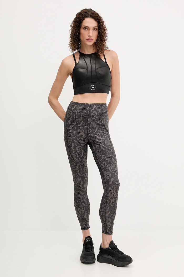 adidas by Stella McCartney Biustonosz sportowy TruePurpose JM6089 czarny AW25