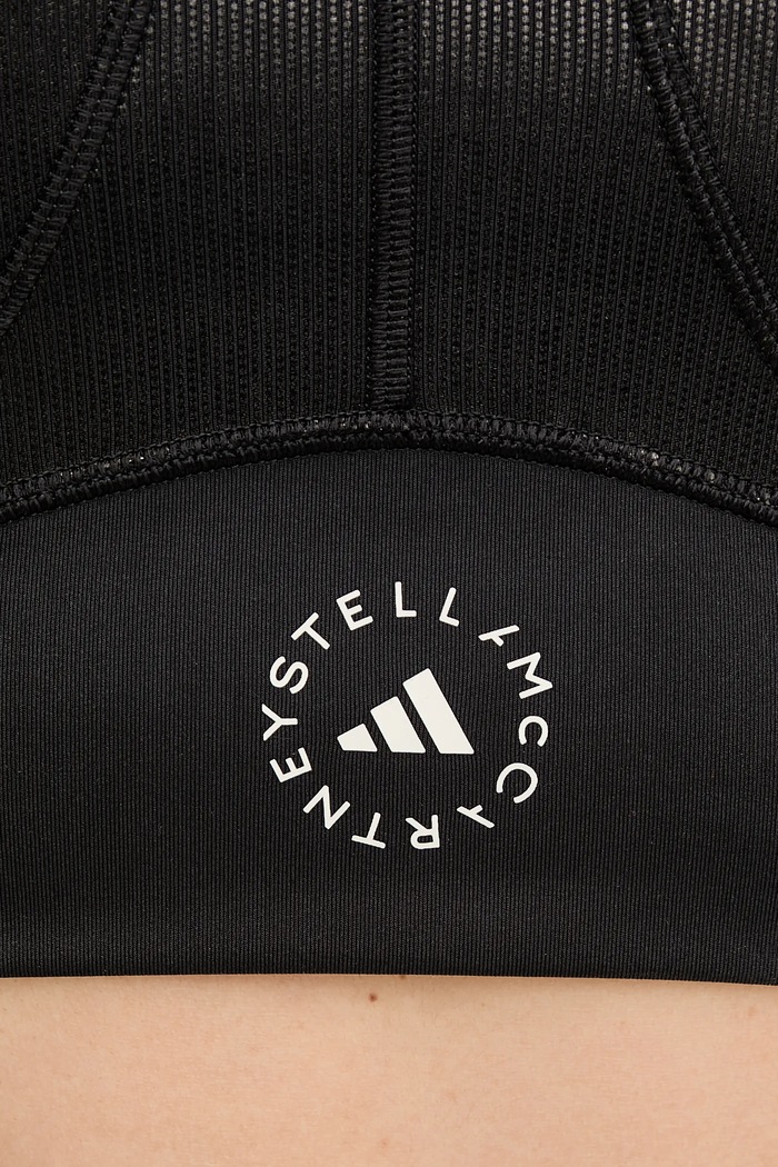 Biustonosz sportowy TruePurpose adidas by Stella McCartney JM6089 czarny