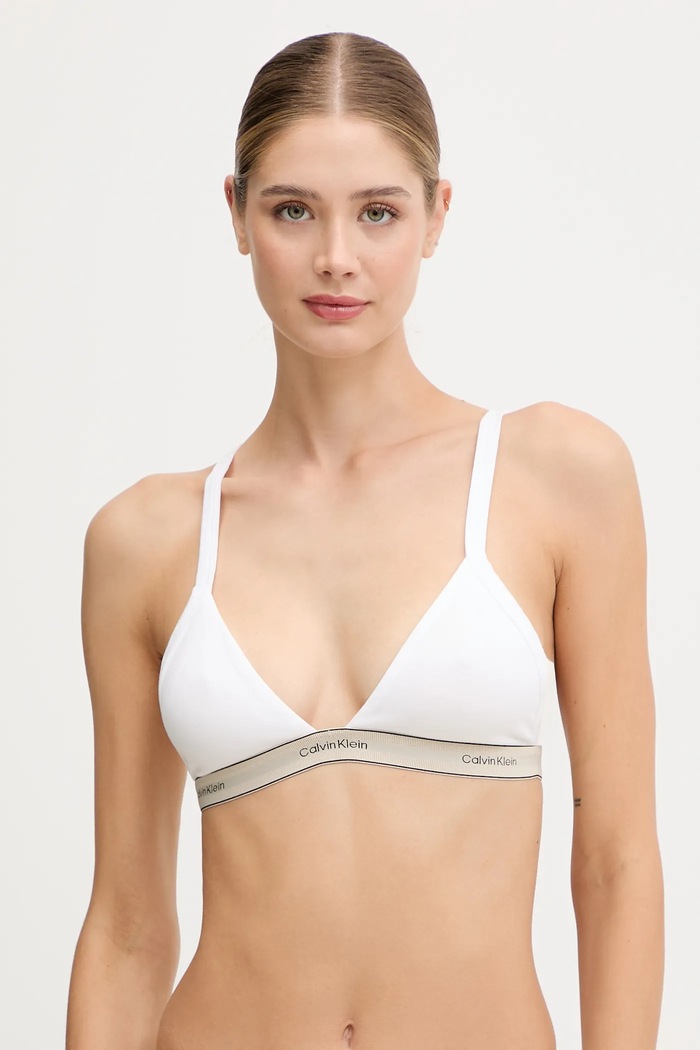 Podprsenka Calvin Klein Underwear bez kostíc biela LV00QF8369