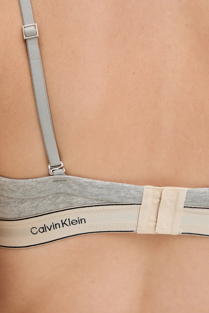 Podprsenka Calvin Klein Underwear sivá LV00QF8452