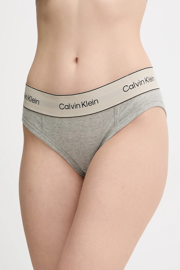 Calvin Klein Underwear bugyi sima szürke LV00QF8598