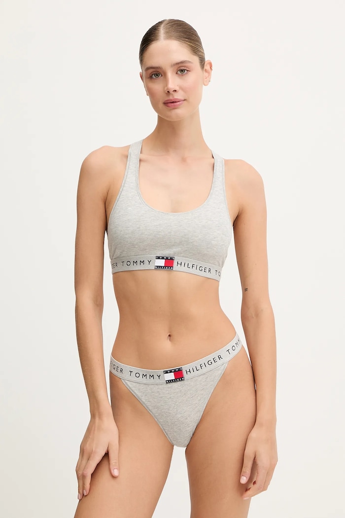 Сутиен Tommy Hilfiger UW0UW06221 сив AW25
