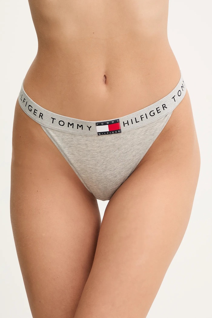 Tommy Hilfiger Στρινγκ Tommy Hilfiger γκρί UW0UW06095