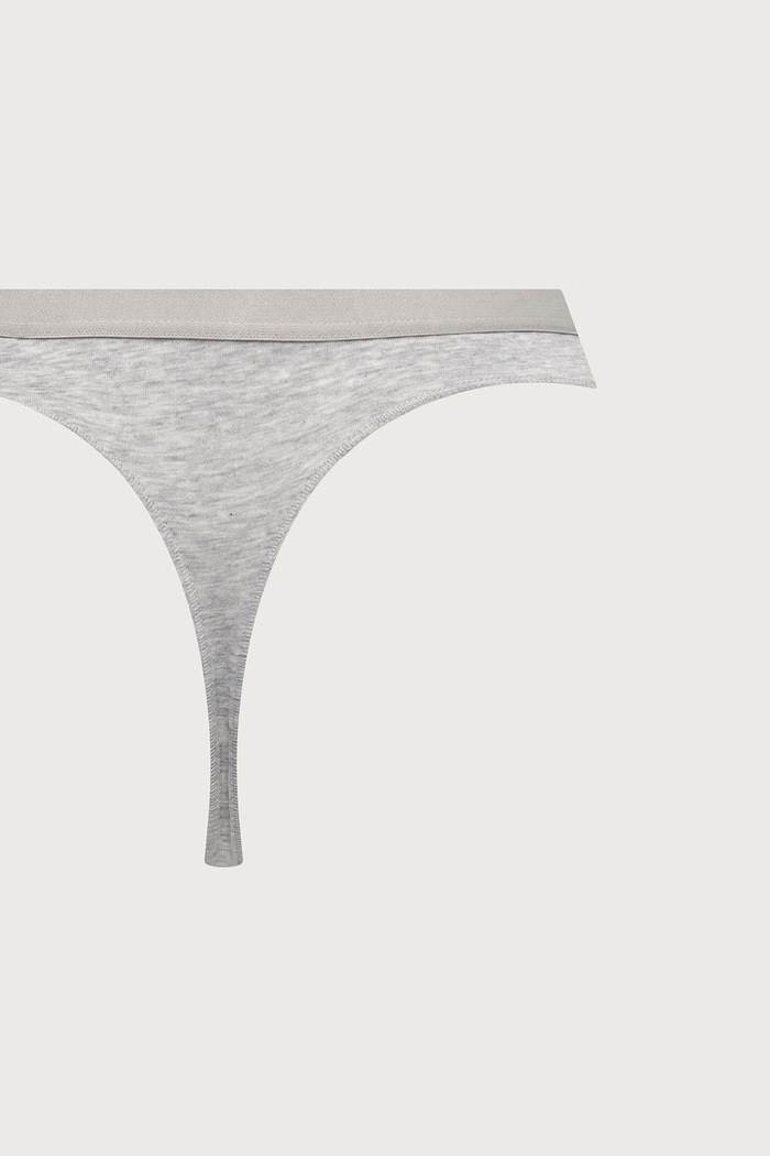 Stringi damskie z bawełną 3-pack Tommy Hilfiger różowy UW0UW06139