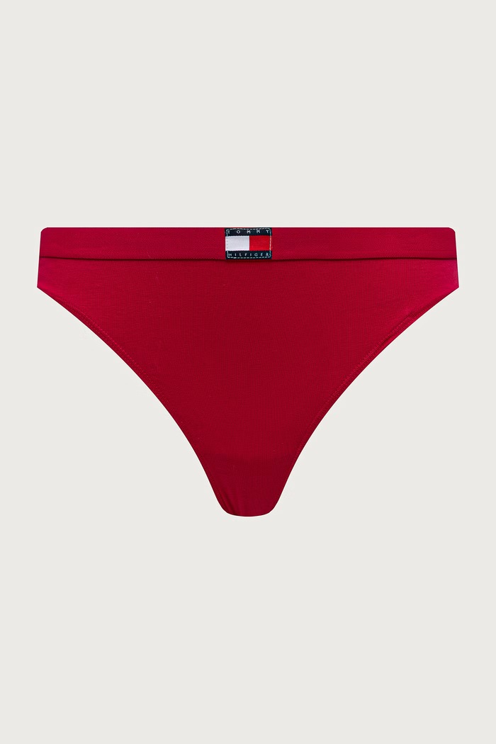 Tommy Hilfiger stringi damskie z bawełną 3-pack UW0UW06139 niebieski SS26