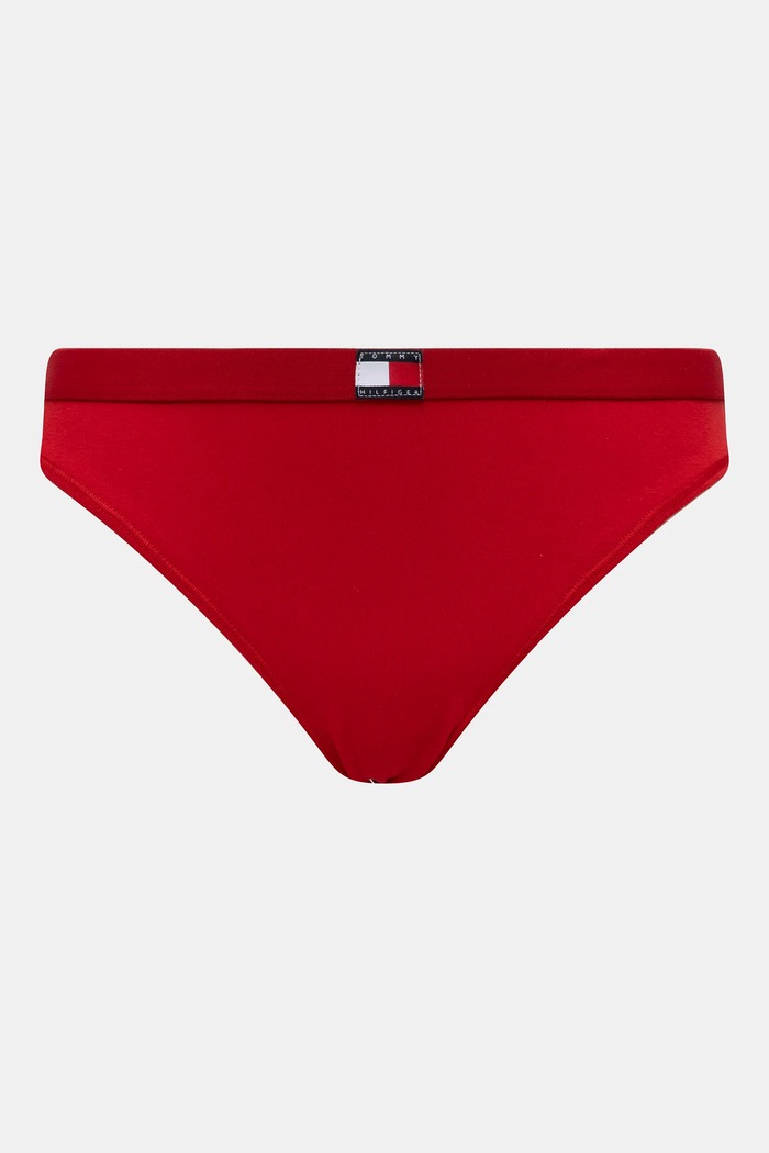 Tommy Hilfiger Chiloți full brief de femei cu bumbac pachet de 3 UW0UW06141 alb SS26