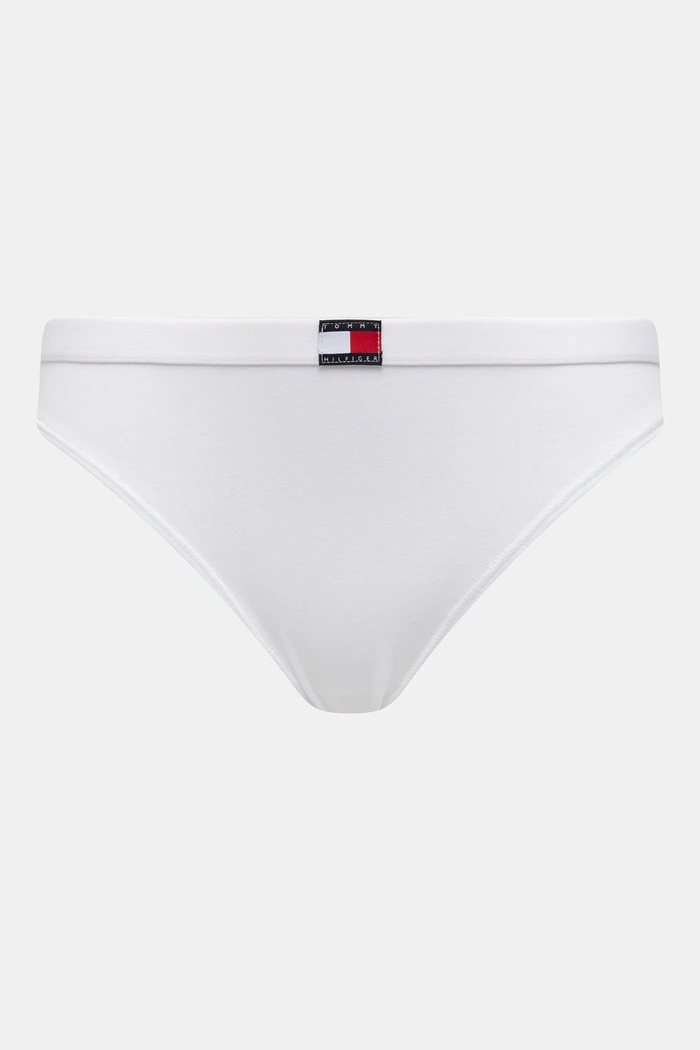 Îmbrăcăminte Tommy Hilfiger Chiloți full brief de femei cu bumbac pachet de 3 UW0UW06141 alb