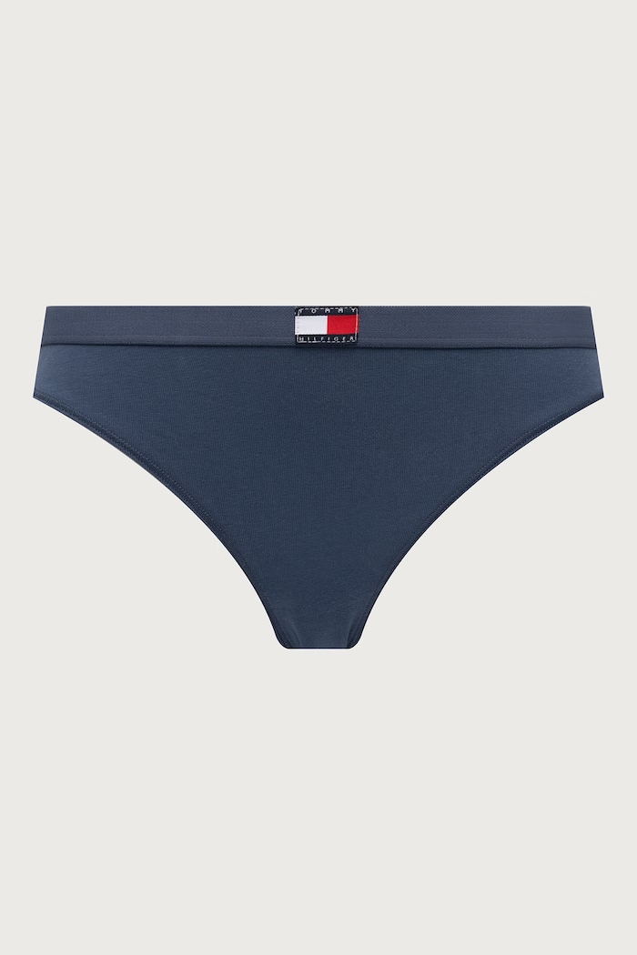 Tommy Hilfiger Figi damskie z bawełną 3-pack UW0UW06141 niebieski SS26