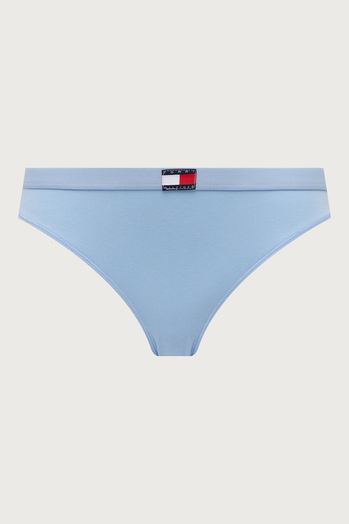 Odzież Tommy Hilfiger Figi damskie z bawełną 3-pack UW0UW06141 niebieski