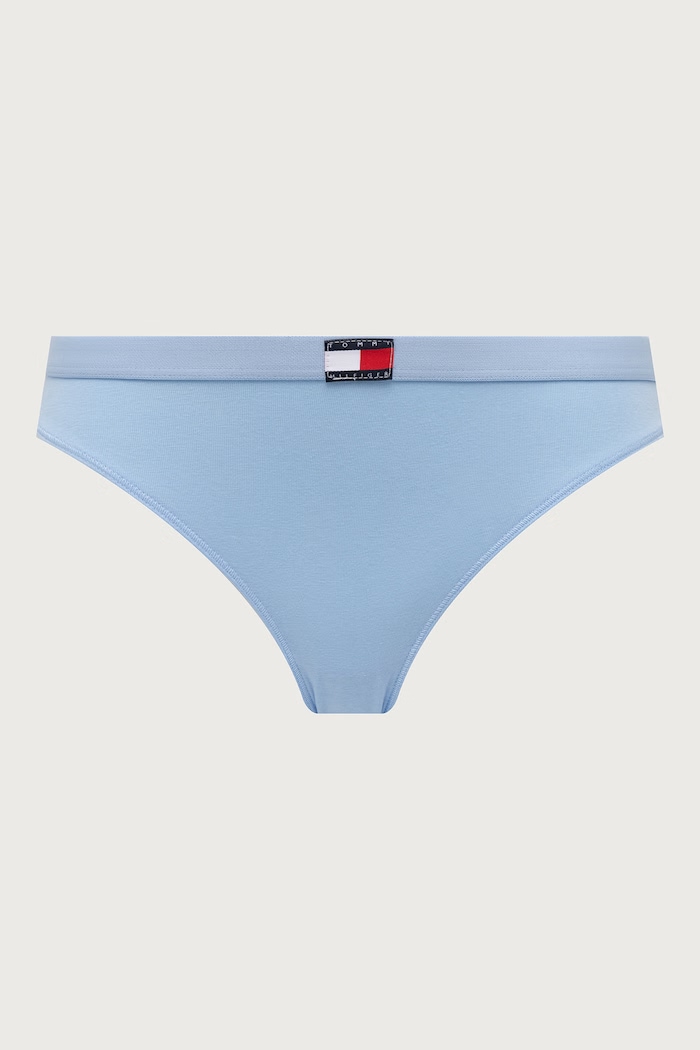 Odzież Tommy Hilfiger Figi damskie z bawełną 3-pack UW0UW06141 niebieski