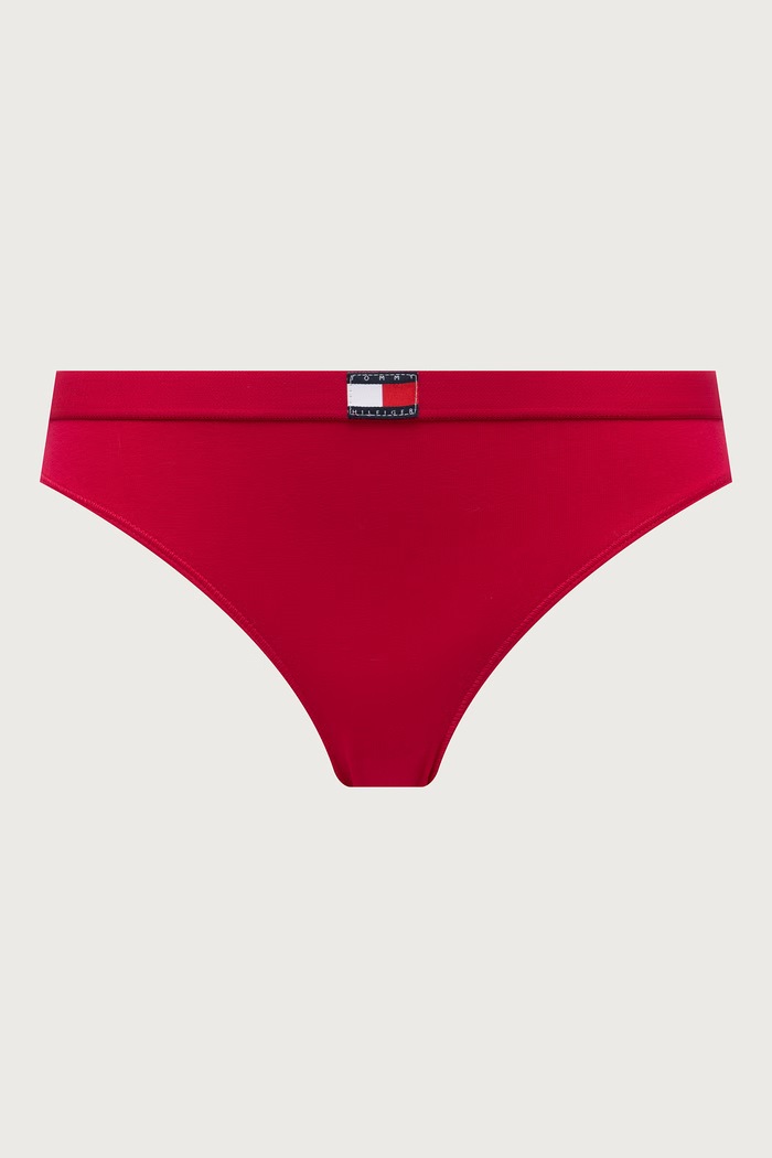 Figi damskie z bawełną 3-pack Tommy Hilfiger UW0UW06141 niebieski