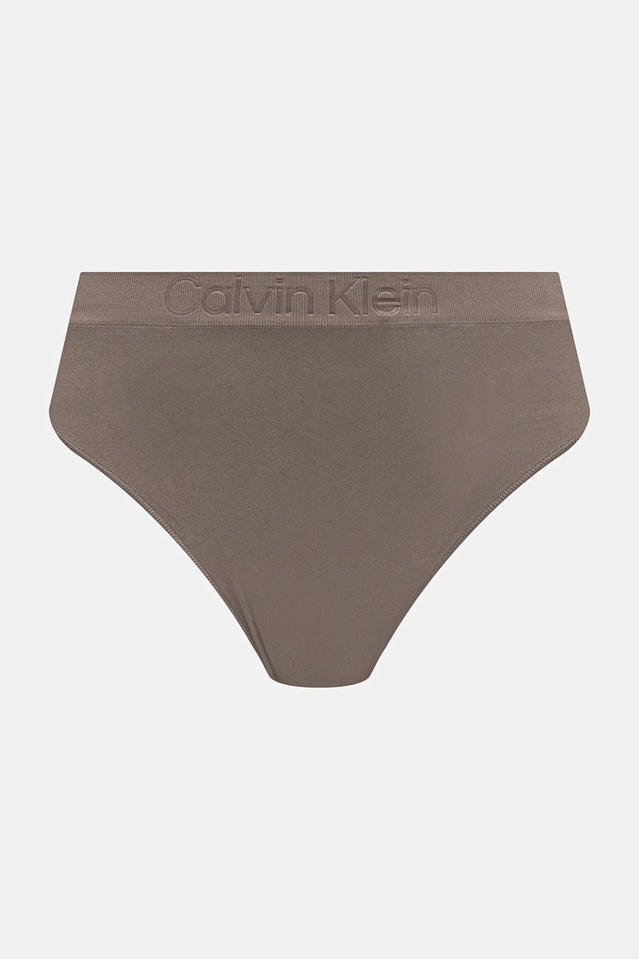 Oblečení Calvin Klein Underwear tanga dámské 3-pack LV00QD5211 hnědá