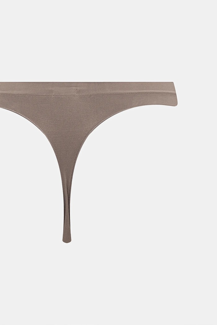 Calvin Klein Underwear tanga dámské 3-pack LV00QD5211 hnědá