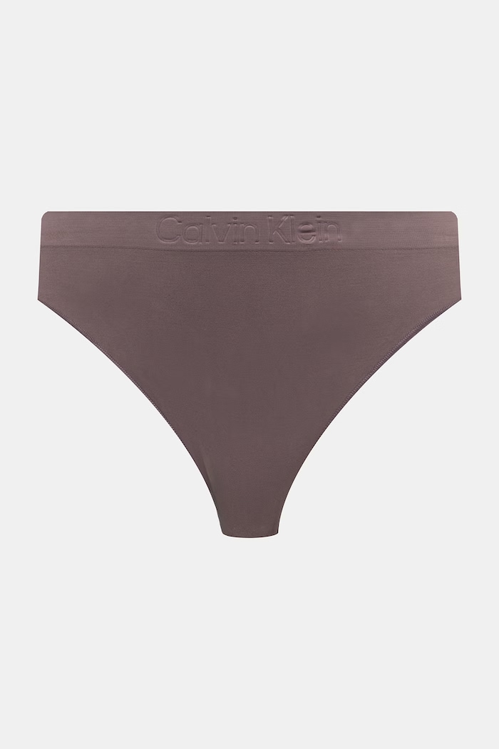Calvin Klein Underwear tanga dámské 3-pack LV00QD5211 hnědá SS26