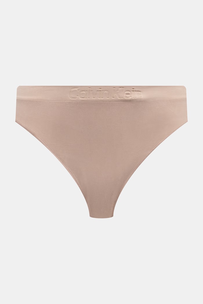 Calvin Klein Underwear tanga dámské 3-pack hnědá LV00QD5211
