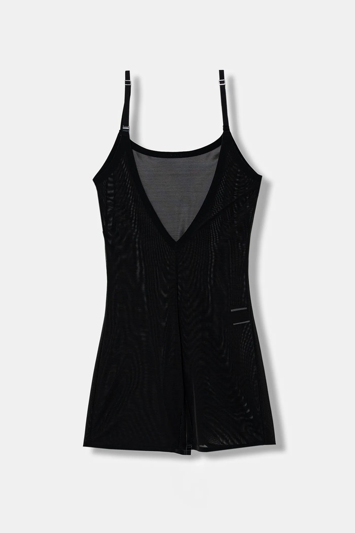Calvin Klein Underwear alakformáló body melltartó merevítő nélkül fekete LV00QF8140