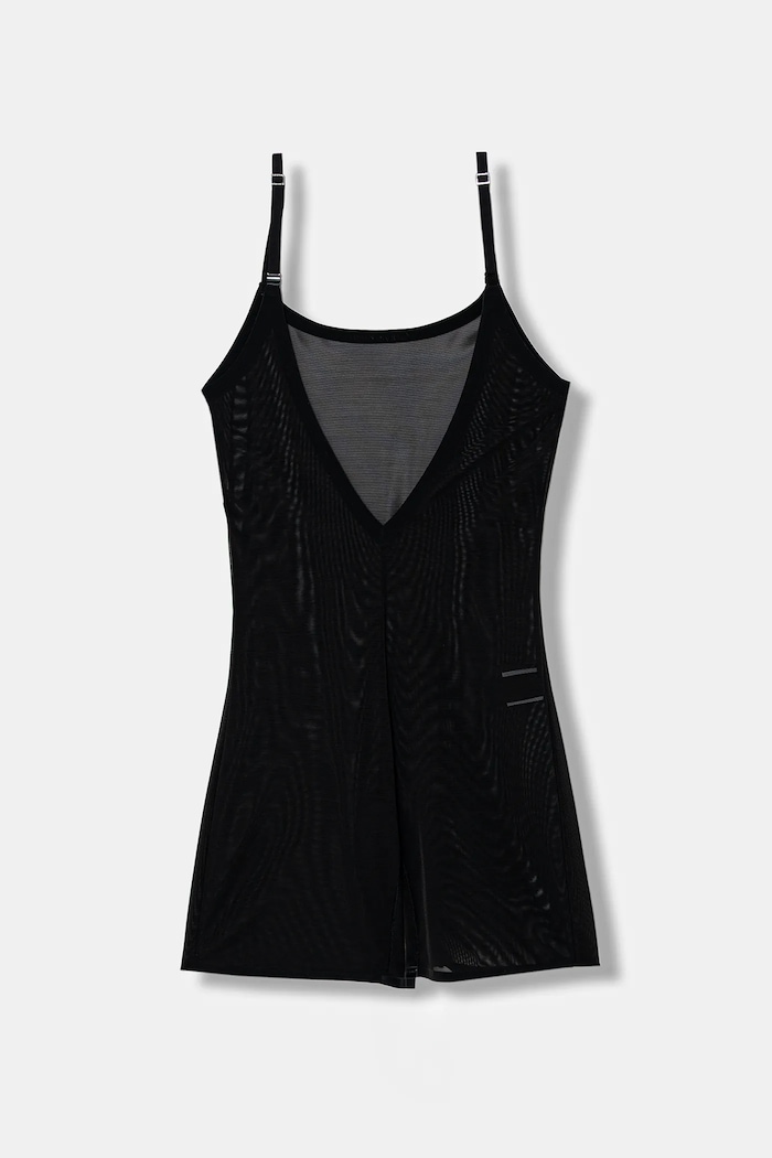 Calvin Klein Underwear alakformáló body melltartó merevítő nélkül fekete LV00QF8140