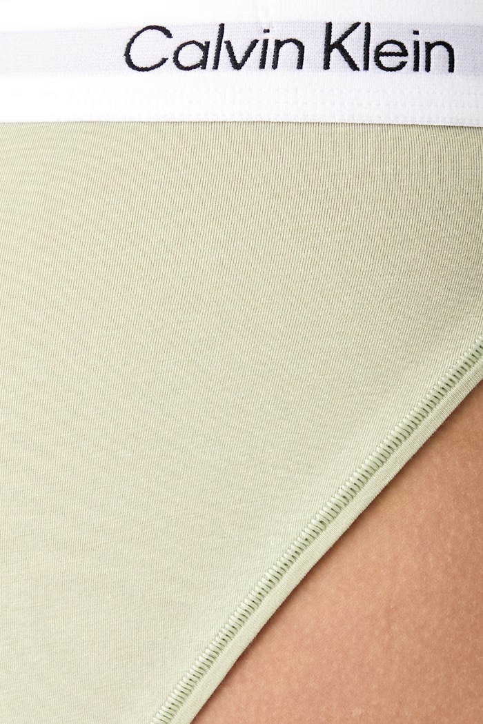 Kalhotky dámské s bavlnou Calvin Klein Underwear LV00QF8520 zelená