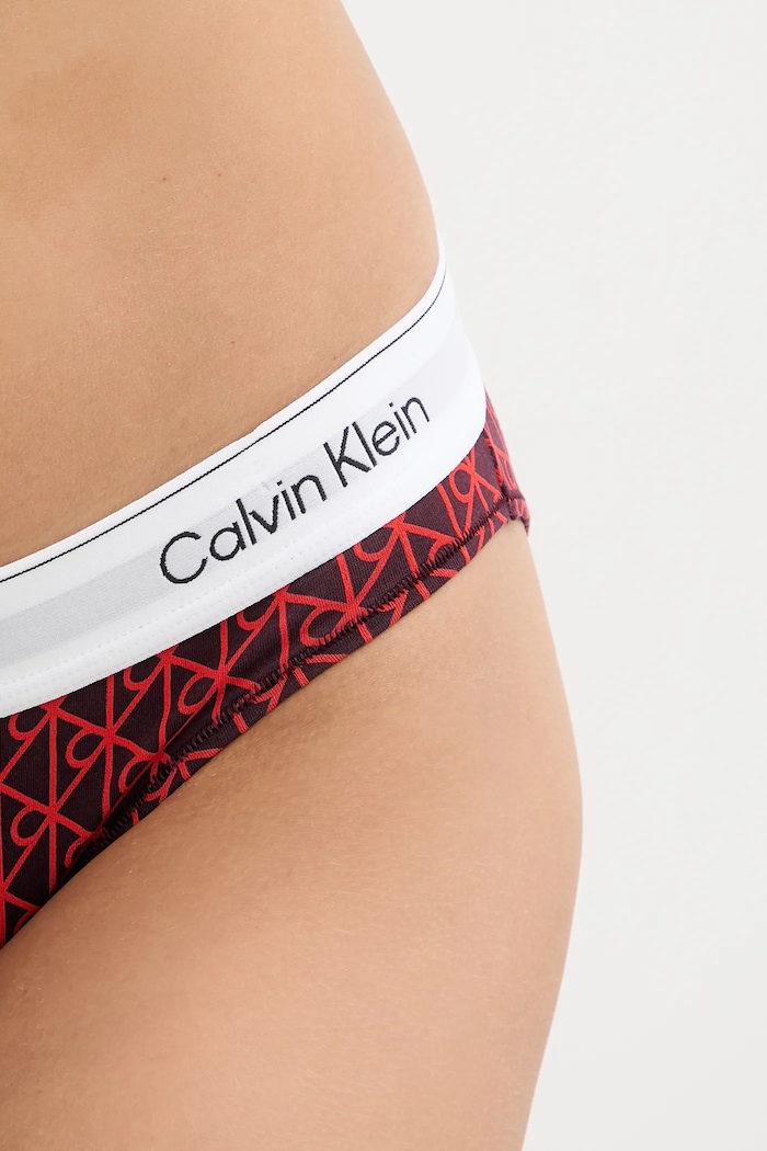 Oblečenie Calvin Klein Underwear nohavičky dámske s bavlnou LV00QF8520 burgundské