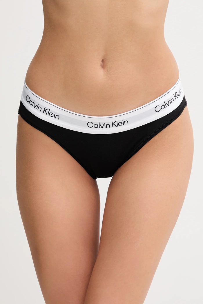 Calvin Klein Underwear Κιλότα γυναικεία με βαμβάκι μαύρο LV00QF8520