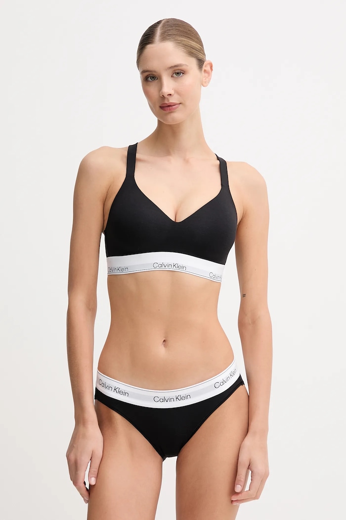 Calvin Klein Underwear Κιλότα γυναικεία με βαμβάκι LV00QF8520 μαύρο SS26