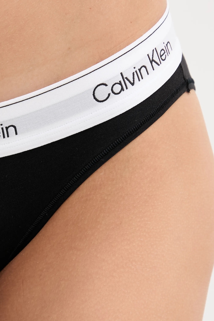Κιλότα γυναικεία με βαμβάκι Calvin Klein Underwear LV00QF8520 μαύρο