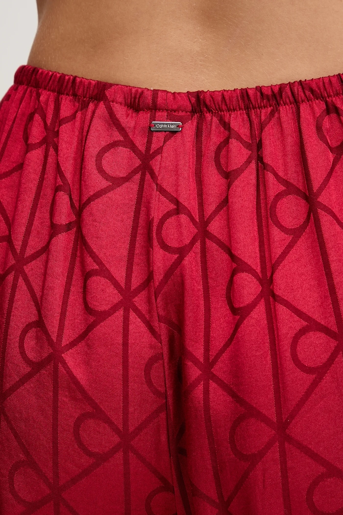 Calvin Klein Underwear pizsama nadrág piros LV00QS7536
