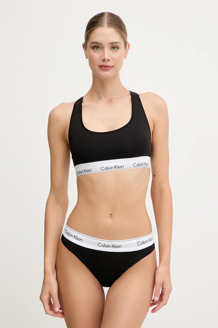 Calvin Klein Underwear Grudnjak s pamukom LV00QF8493 crna SS26