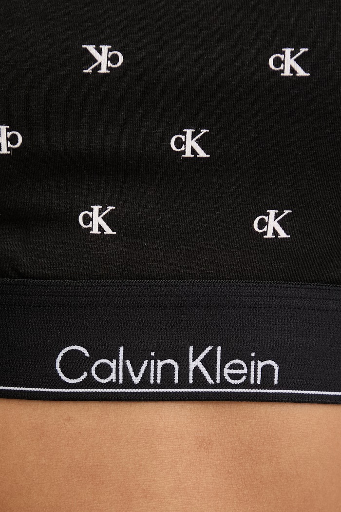 Calvin Klein Underwear melltartó pamuttal fekete LV00QF8493