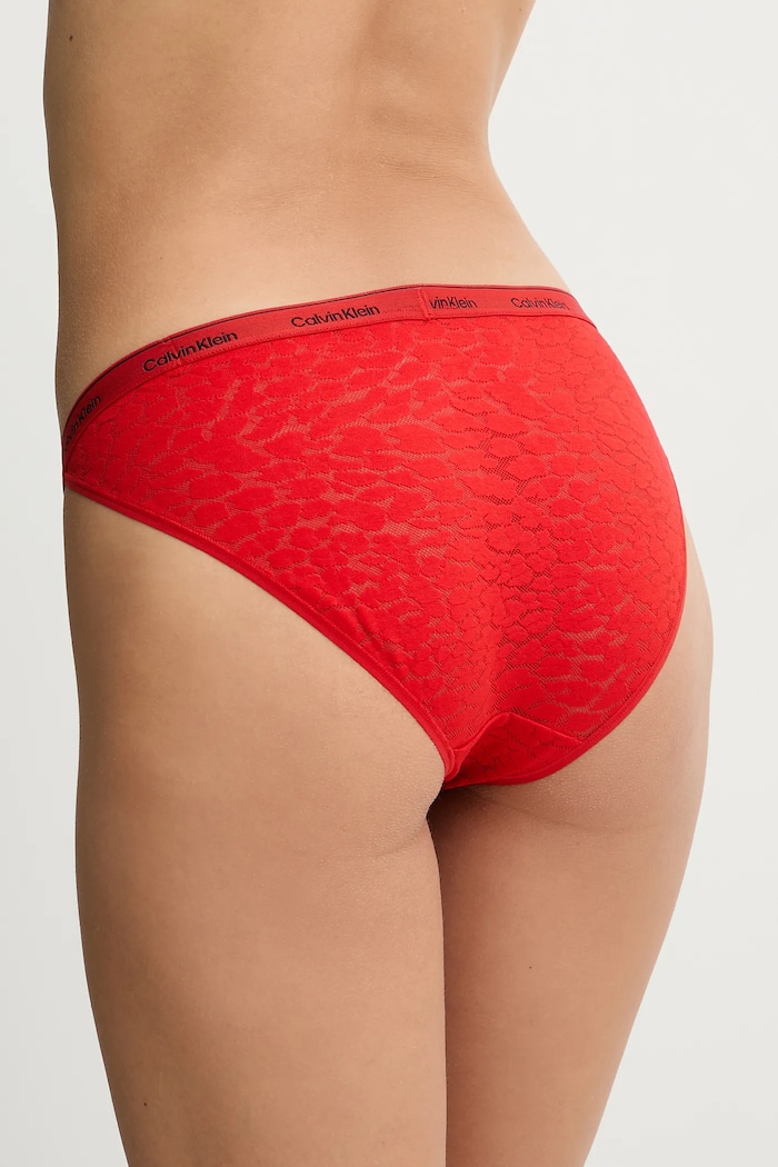 Calvin Klein Underwear figi damskie LV00QD5213 czerwony SS26