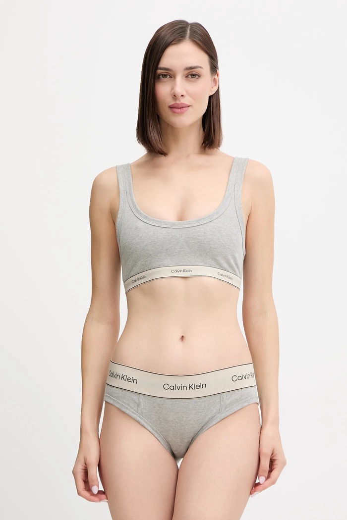 Podprsenka Calvin Klein Underwear LV00QF8365 sivá AW25