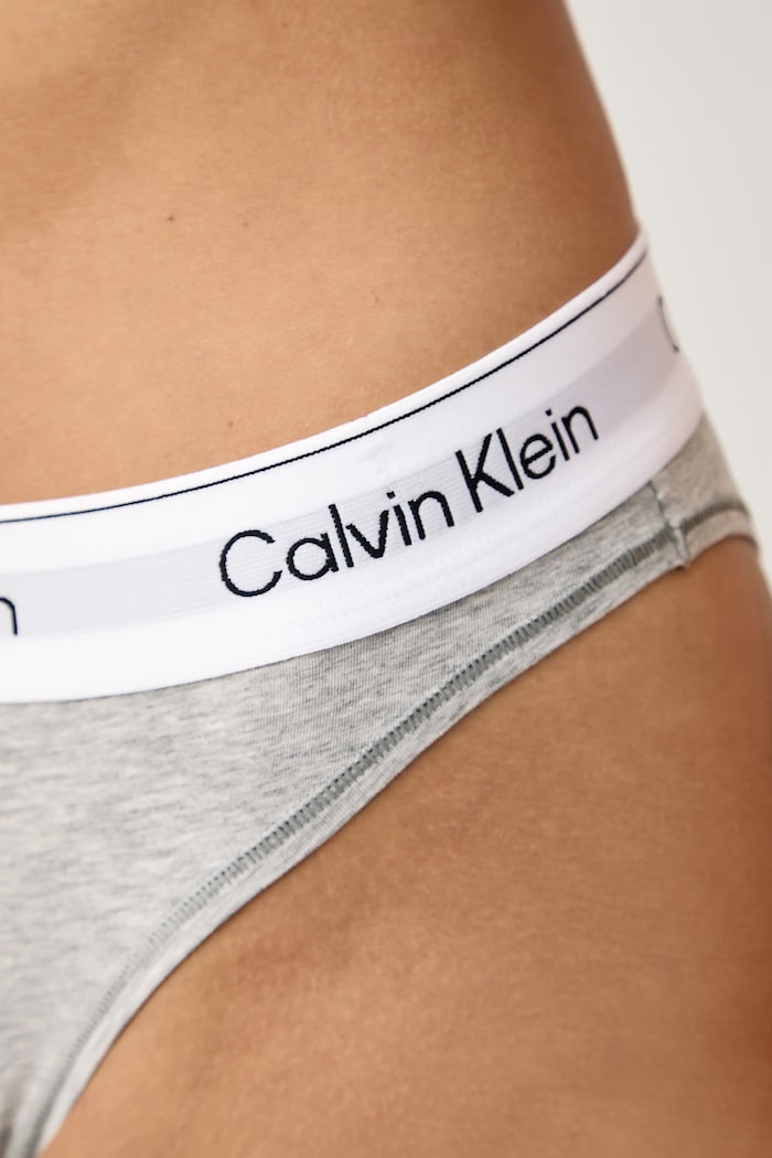 Nohavičky dámske s bavlnou Calvin Klein Underwear LV00QF8524 sivá