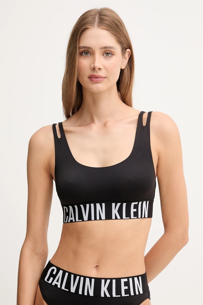 Calvin Klein Underwear sutien moale negru LV00QF8478