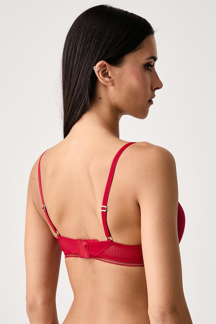 Ruházat BOSS Melltartó PUSH UP B.PURE 50545346 piros