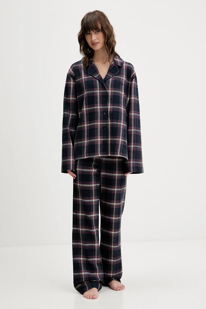 BOSS pijama Holiday_Long Set set bleumarin 50550231