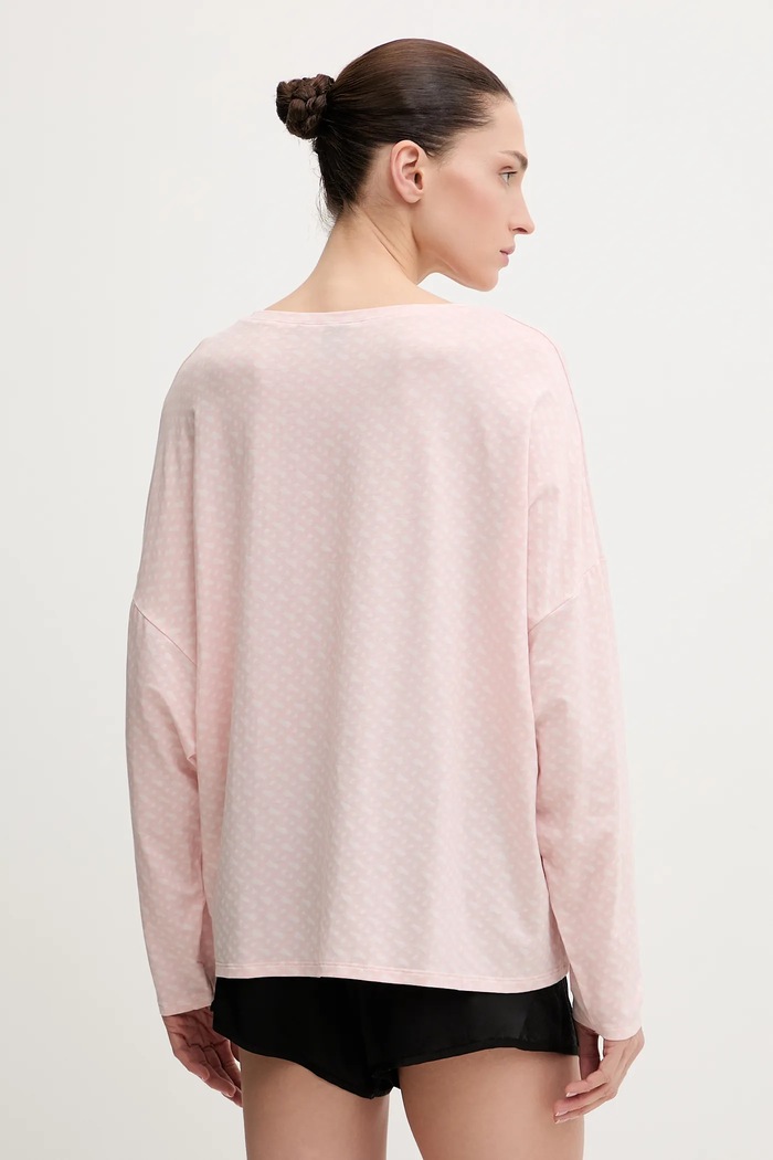 Îmbrăcăminte BOSS longsleeve de pijama B Logo LS-Shirt 50550693 roz