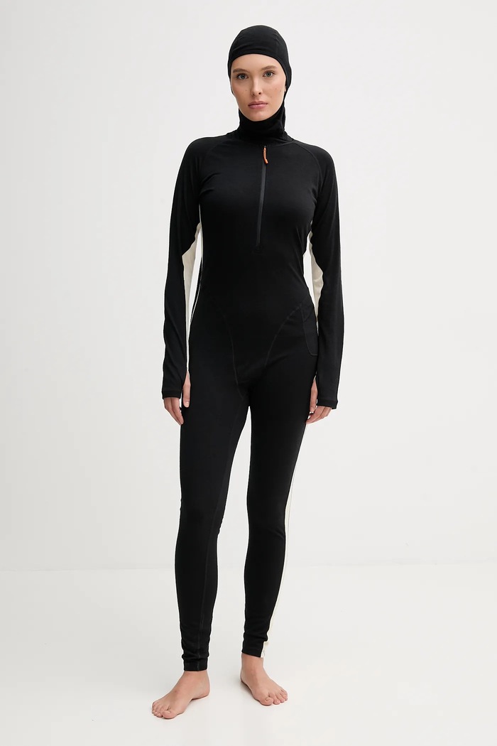 Icebreaker tuta funzionale Merino 200 Oasis all'aperto nero IB0A57D50JE1
