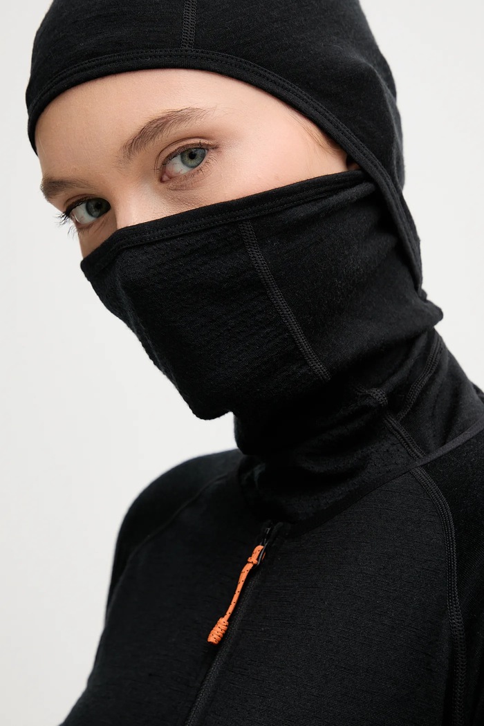 Icebreaker tuta funzionale Merino 200 Oasis IB0A57D50JE1 nero