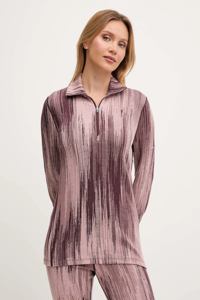 Icebreaker longsleeve funkcyjny wełniany Merino 260 Vertex outdoor różowy IB0A57BQ0KA1