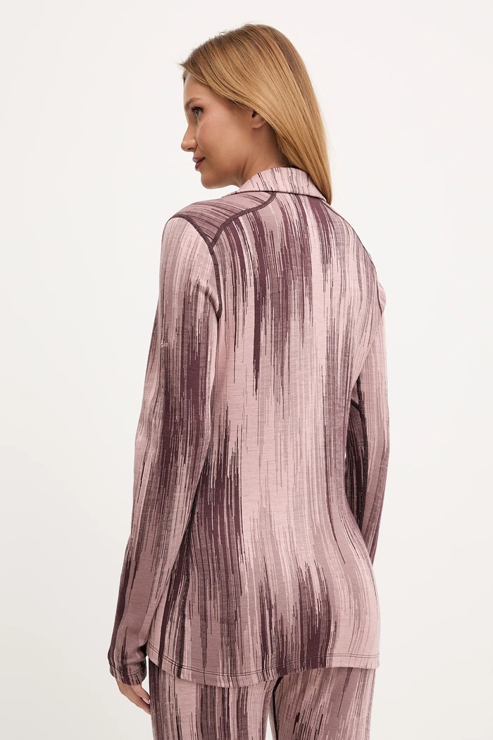 Odzież Icebreaker longsleeve funkcyjny wełniany Merino 260 Vertex IB0A57BQ0KA1 różowy