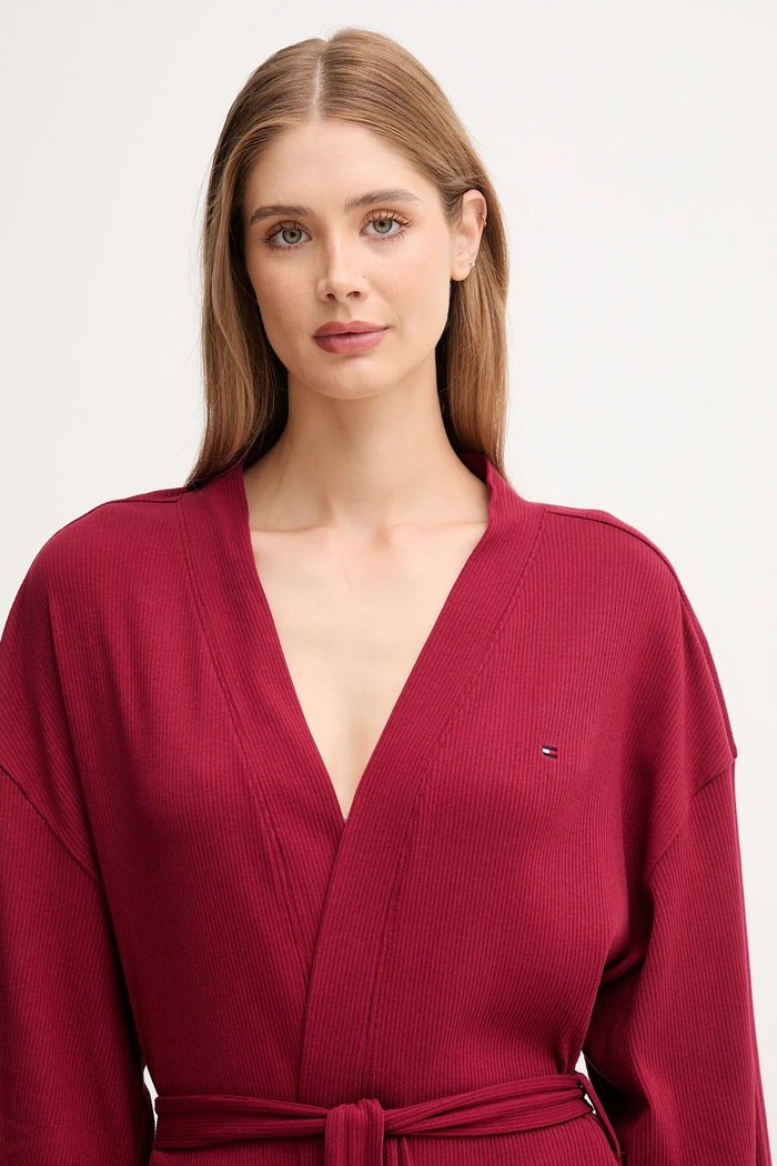 Abbigliamento Tommy Hilfiger accappatoio UW0UW06076 granata