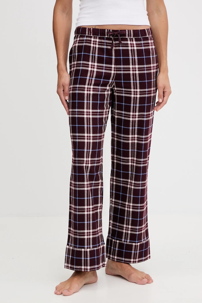 Tommy Hilfiger pizsama burgundia UW0UW06158